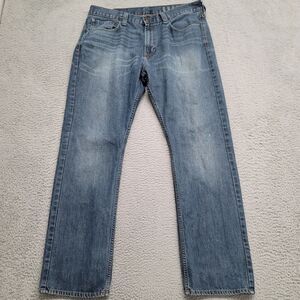 Bullhead Denim Co. Jeans Mens 36x30* Blue Denim Gravels Slim Fit American Casual